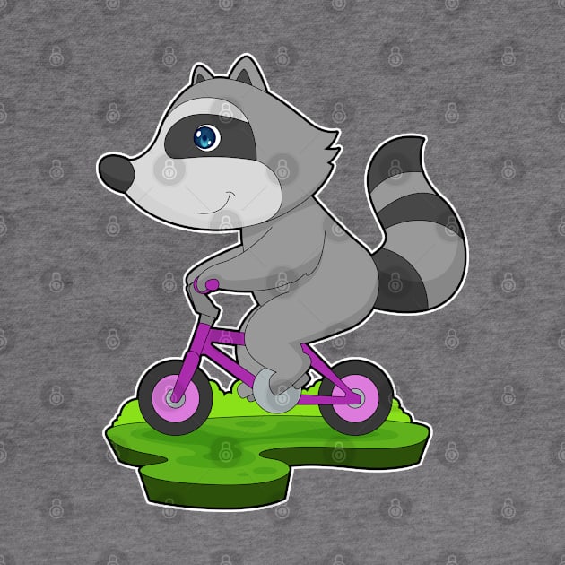 Racoon Bicycle by Markus Schnabel